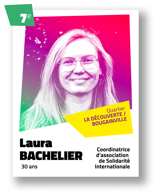 Portrait de Laura Bachelier, 7ème sur la liste du binôme Céline Yadav et Alain Guillard pour Voies Communes