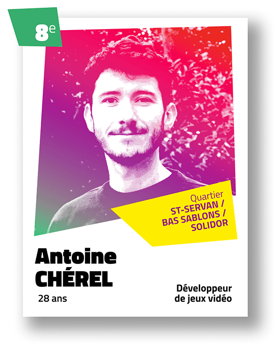Portrait de Antoine Chérel, 8ème sur la liste du binôme Céline Yadav et Alain Guillard pour Voies Communes