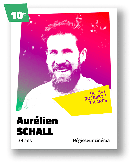 Portrait de Aurélien Schall, 10ème sur la liste du binôme Céline Yadav et Alain Guillard pour Voies Communes