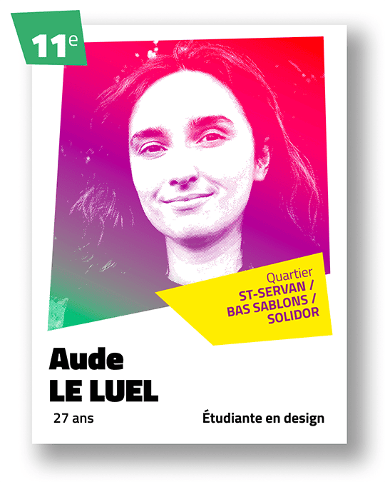 Portrait de Aude Le Luel, 11ème sur la liste du binôme Céline Yadav et Alain Guillard pour Voies Communes