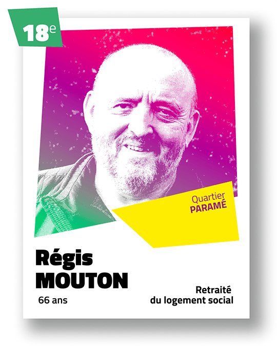 Portrait de Régis Mouton, 18ème sur la liste du binôme Céline Yadav et Alain Guillard pour Voies Communes