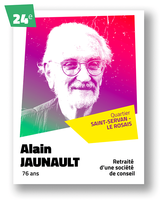 Portrait de Alain Jaunault, 24ème sur la liste du binôme Céline Yadav et Alain Guillard pour Voies Communes