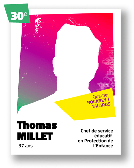 Portrait de Thomas Millet, 30ème sur la liste du binôme Céline Yadav et Alain Guillard pour Voies Communes