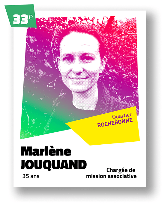 Portrait de Marlène Jouquand, 33ème sur la liste du binôme Céline Yadav et Alain Guillard pour Voies Communes