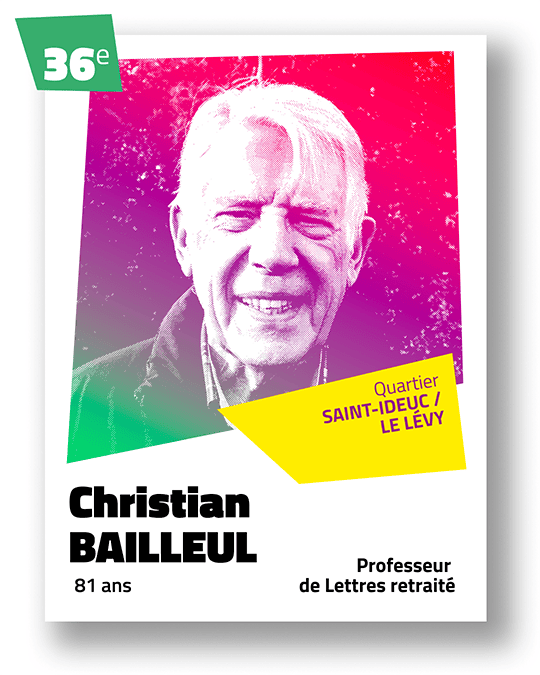 Portrait de Christian Bailleul, 36ème sur la liste du binôme Céline Yadav et Alain Guillard pour Voies Communes