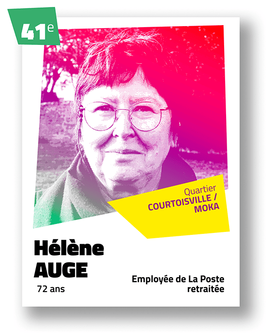 Portrait de Hélène Auge, 41ème sur la liste du binôme Céline Yadav et Alain Guillard pour Voies Communes